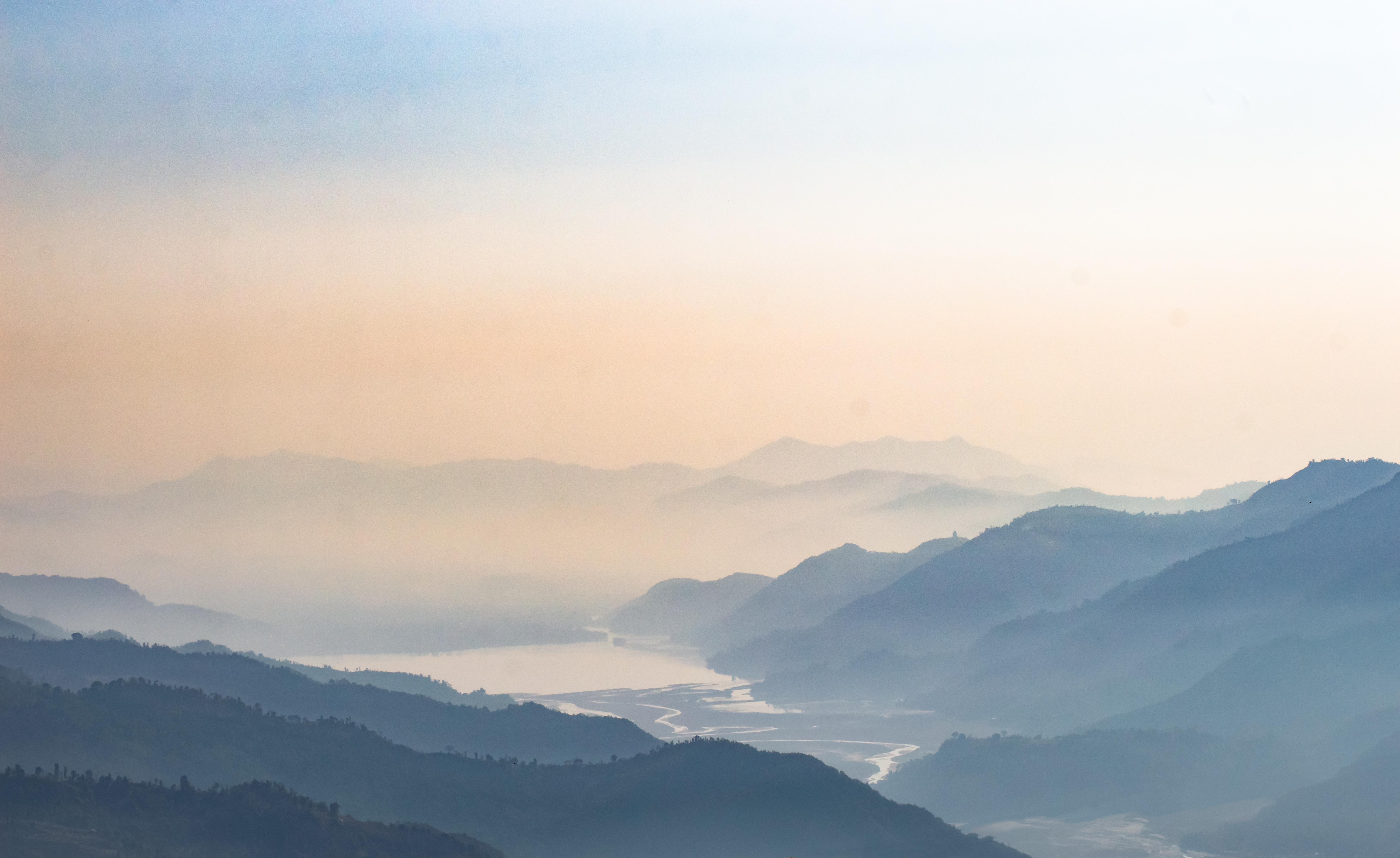 Sunrise in Pookhara valley