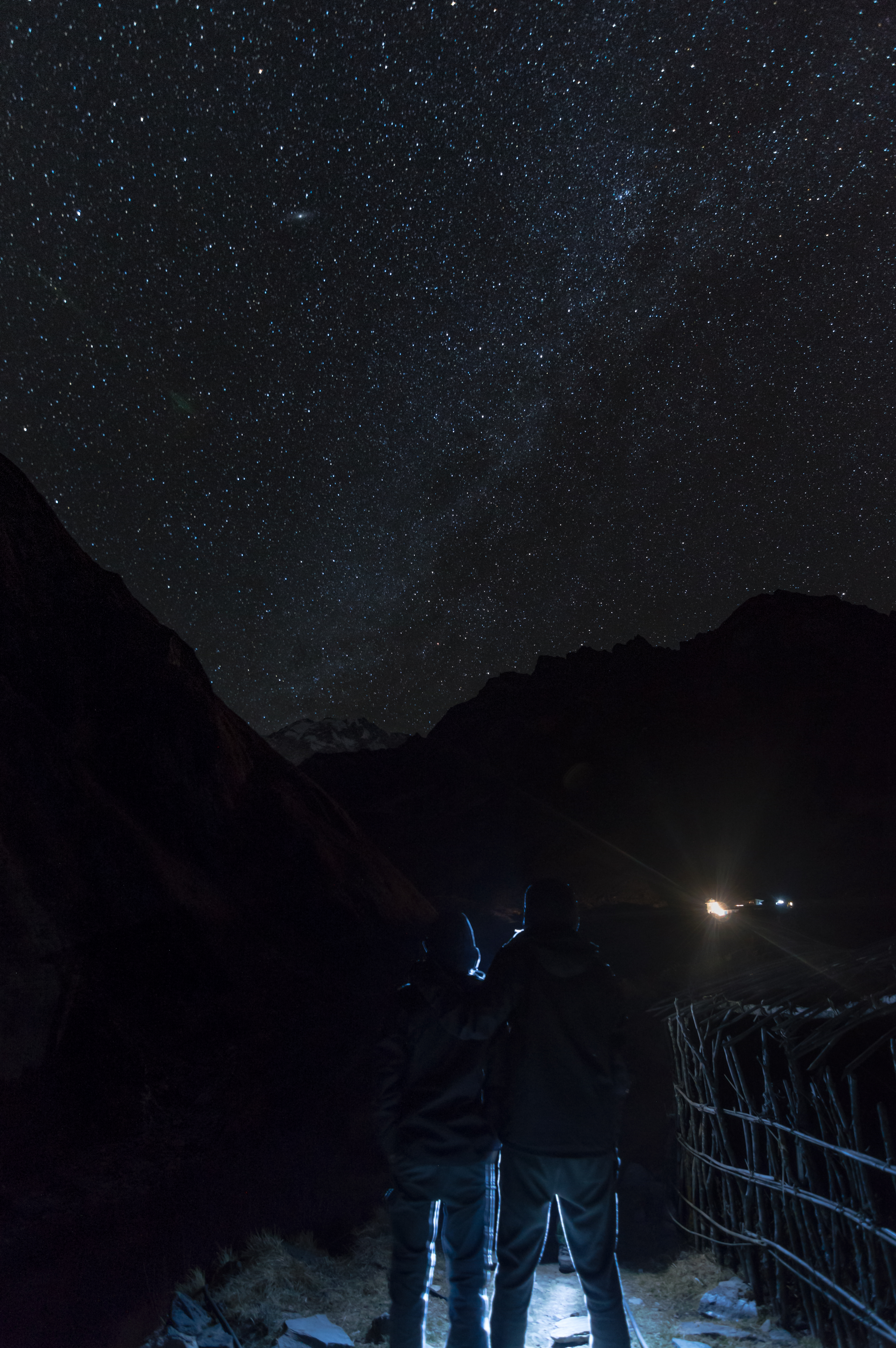 The Milky Way over Annapurna